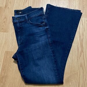 MOTHER flared dark denim jeans